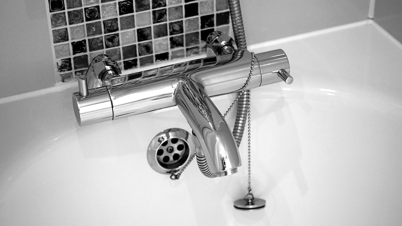 tap, faucet, plumbing, bathroom, nature, metal, shiny, bath, white, water, gray water, gray bathroom, gray metal